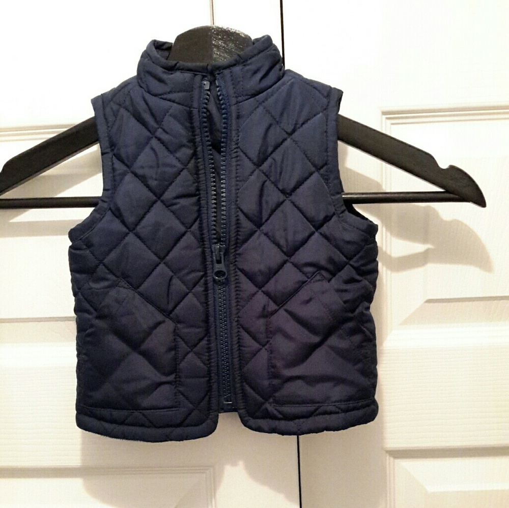Old Navy Quilted Vest (Navy) D-21